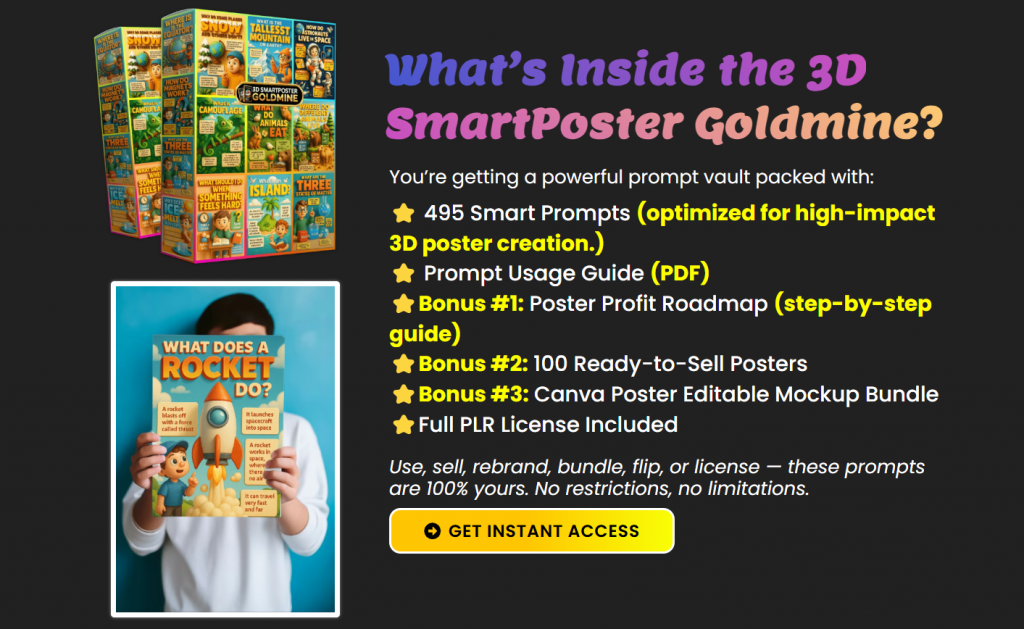 3D SmartPoster Goldmine Review