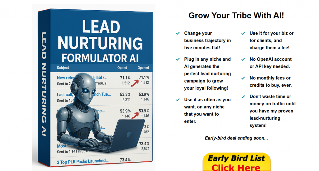 Lead Nurturing Formulator AI