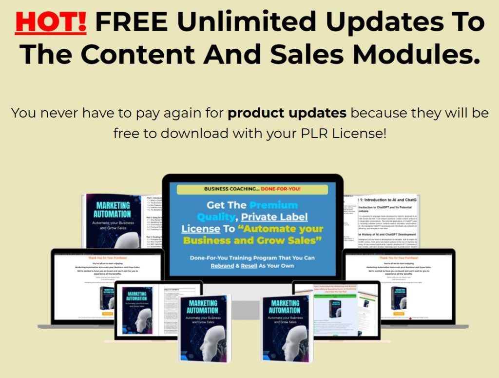 Automate Your Business and Grow Sales PLR