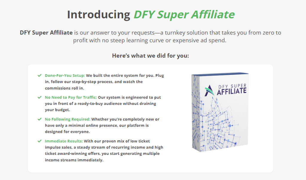 DFY Super Affiliate