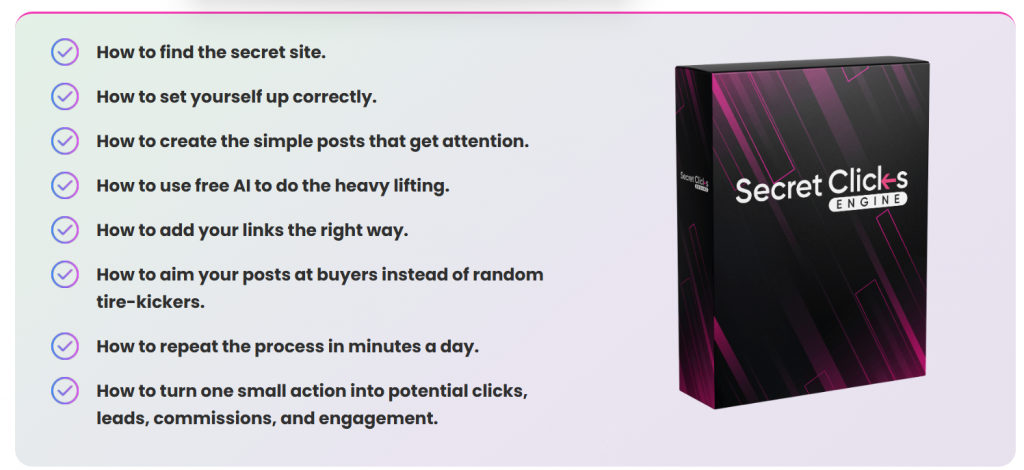 Secret Clicks Engine Review